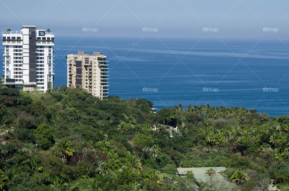 Puerto Vallarta beach line