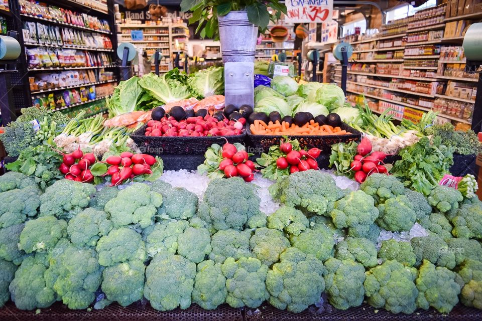 Vegetable section