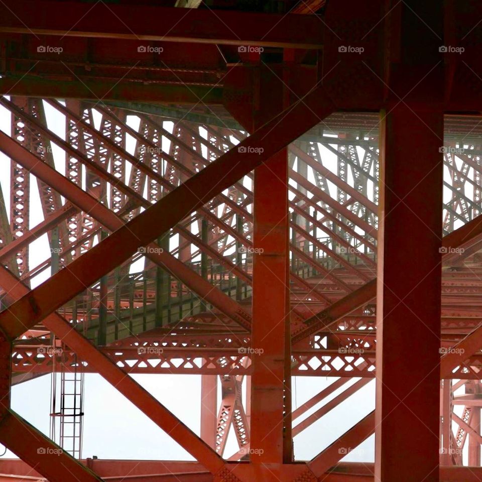 Under the Golden Gate Bridge