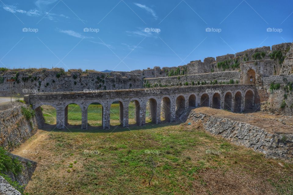 Methoni Castle Gate. Greece Methoni Castle Gate