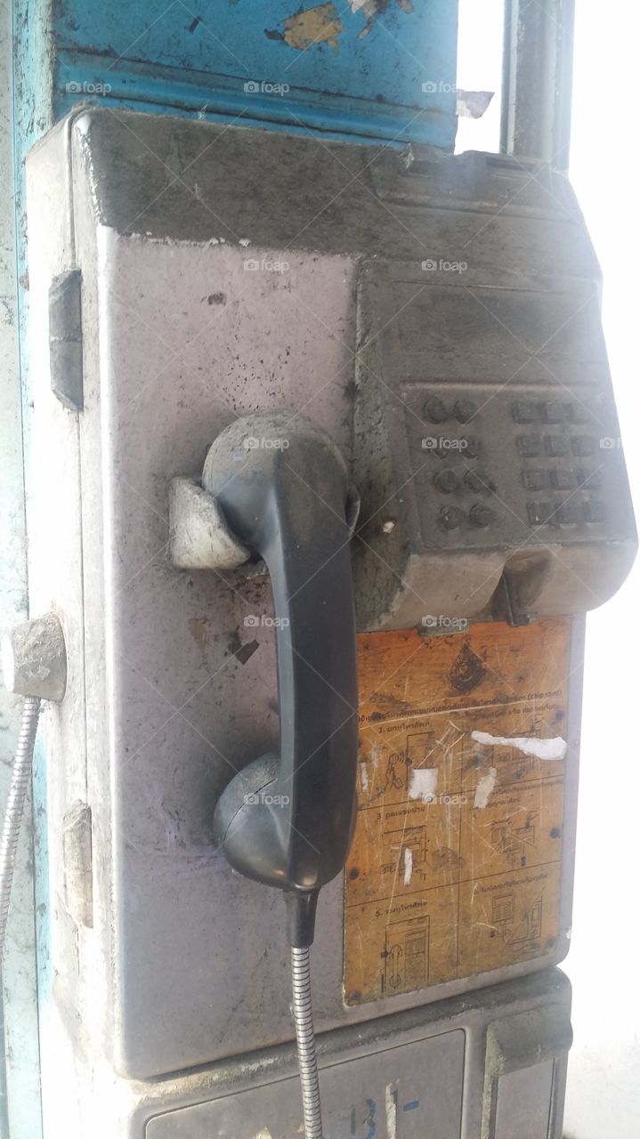 Orelhao, telefone velho