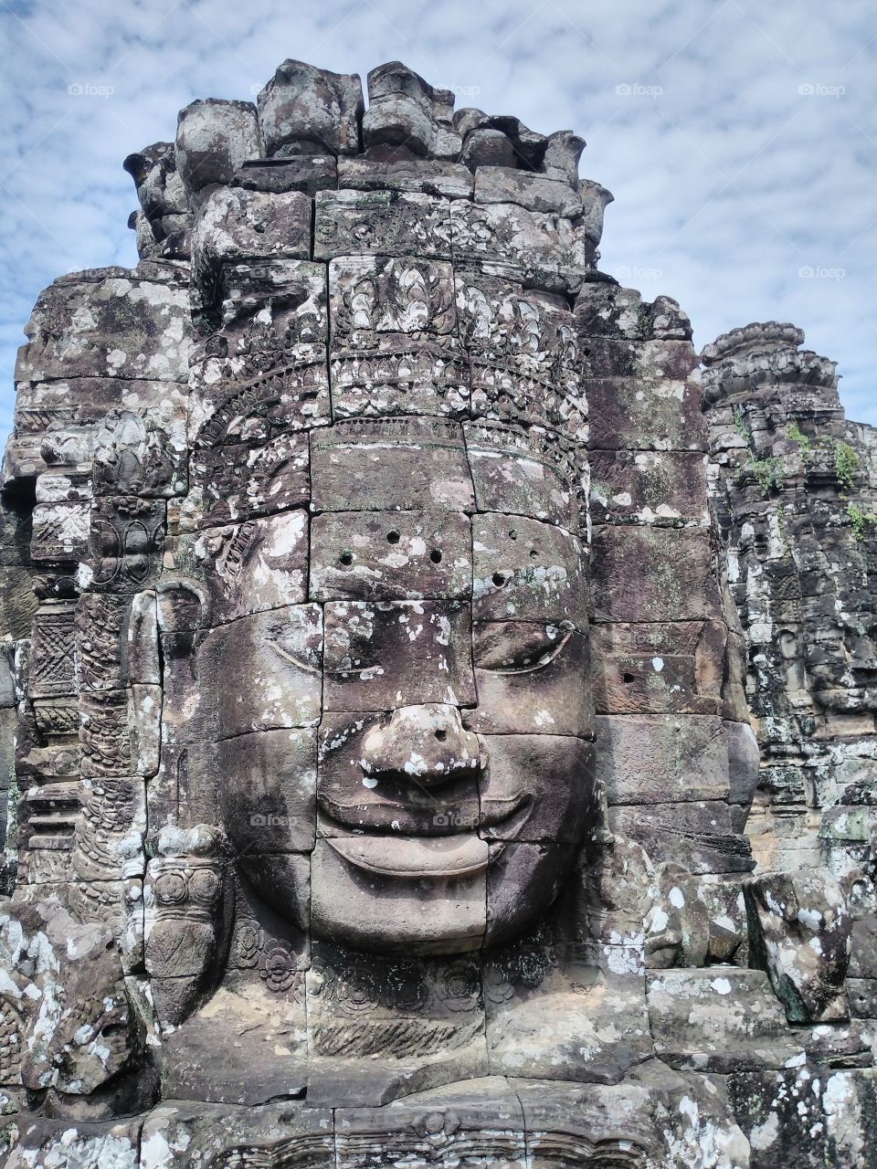 Faces in stone