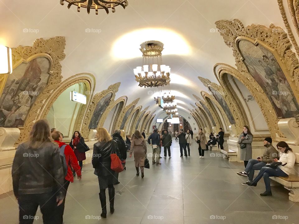 Metro in Moscú 