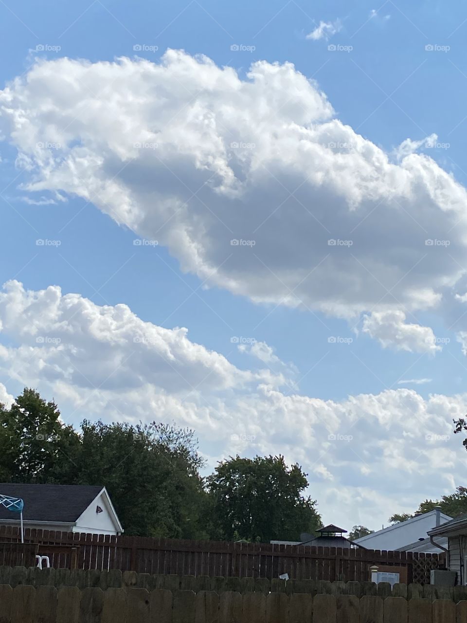 Perfect clouds on a beautiful day!