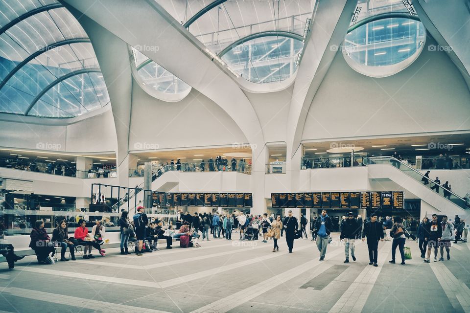 Station. New street station Birmingham uk 