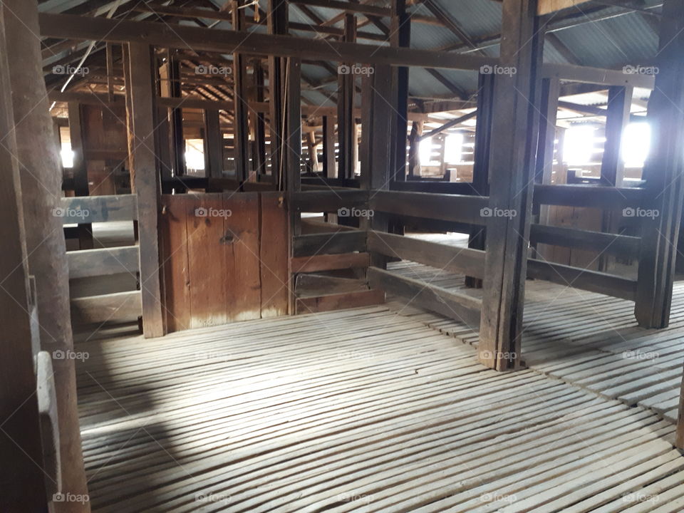 Shearing sheds in outback Australia