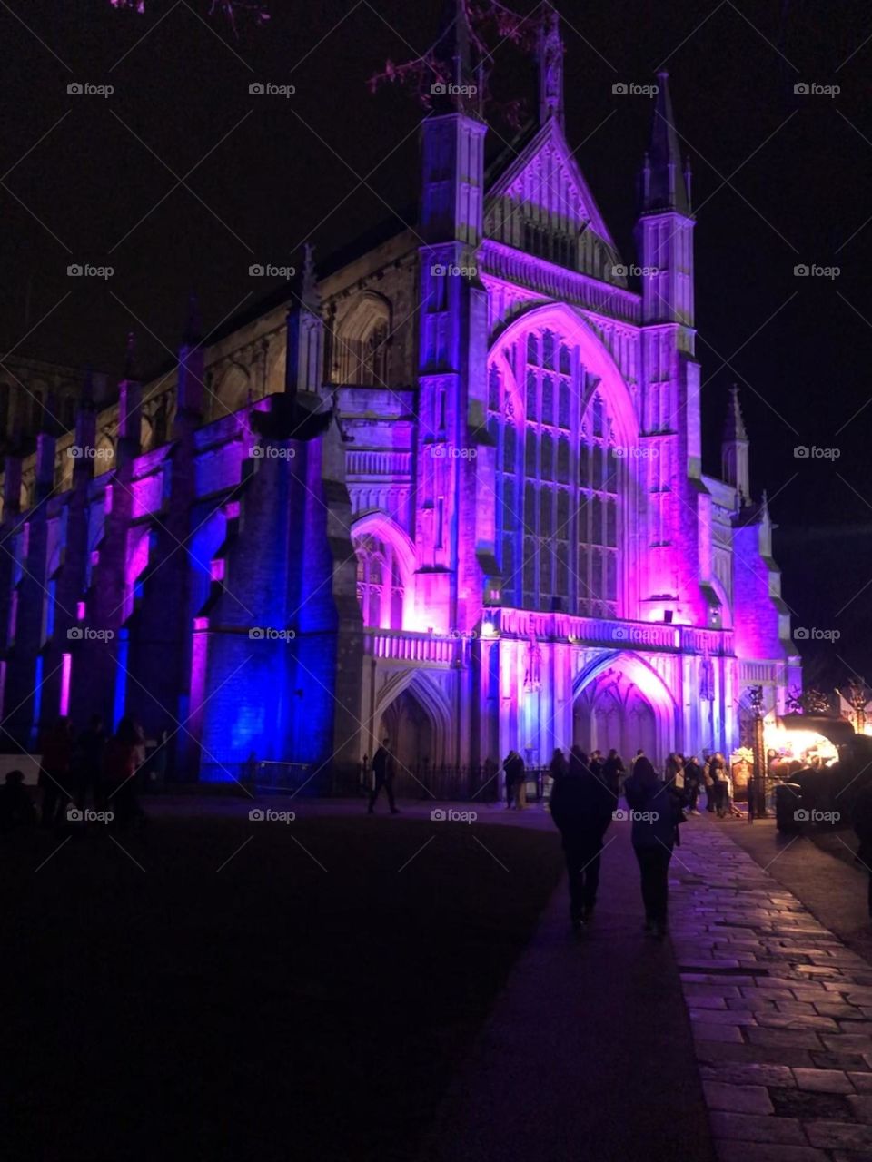 Cathedral in the night 