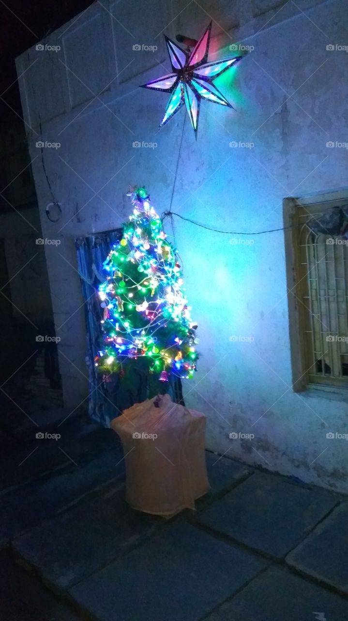 colourful happy Christmas