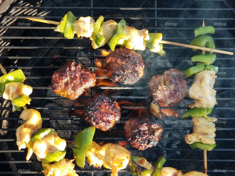 Labor day grilling.