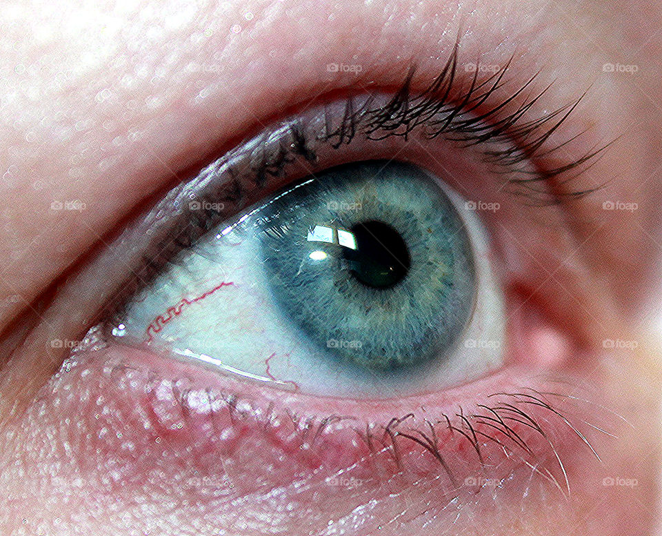 Cropped image of human eye