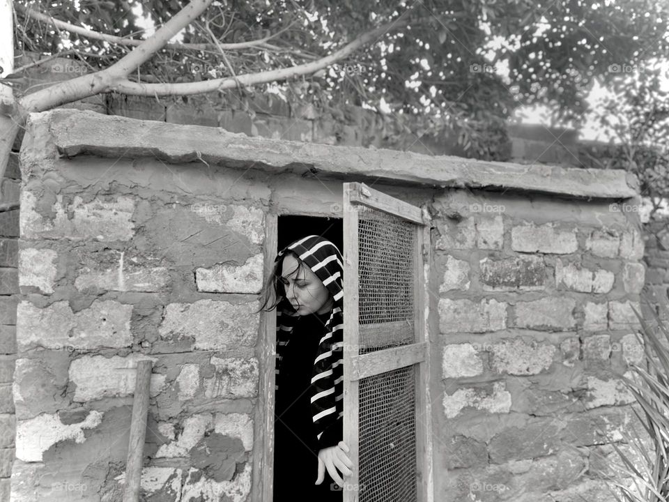 Black and white Window