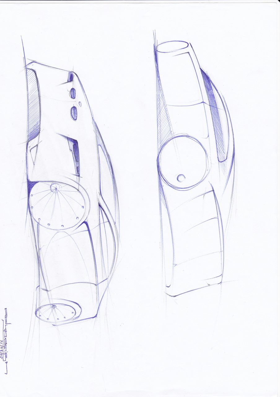 BMW concept sketch scan