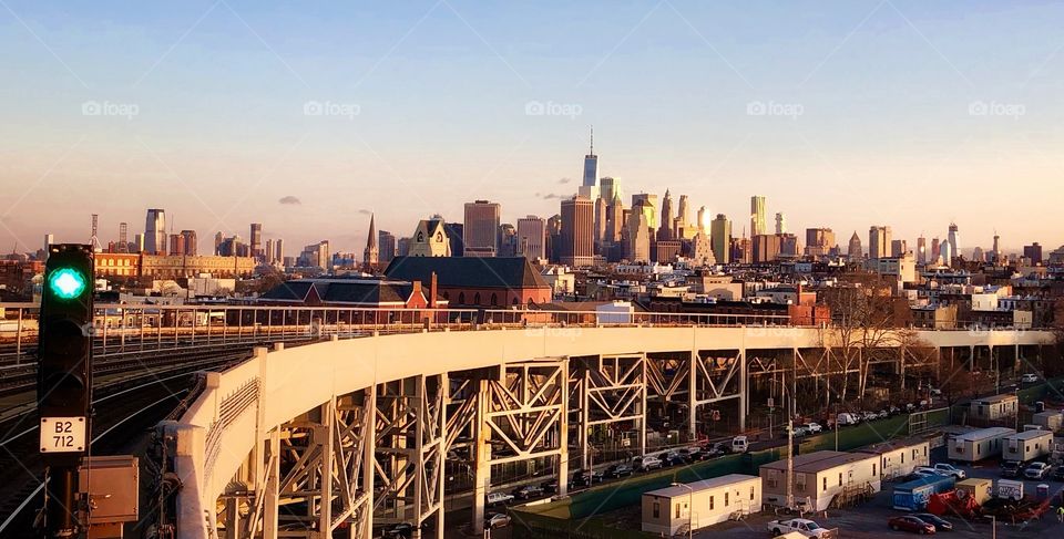 Beautiful view from 4th ave and 9str subway station 