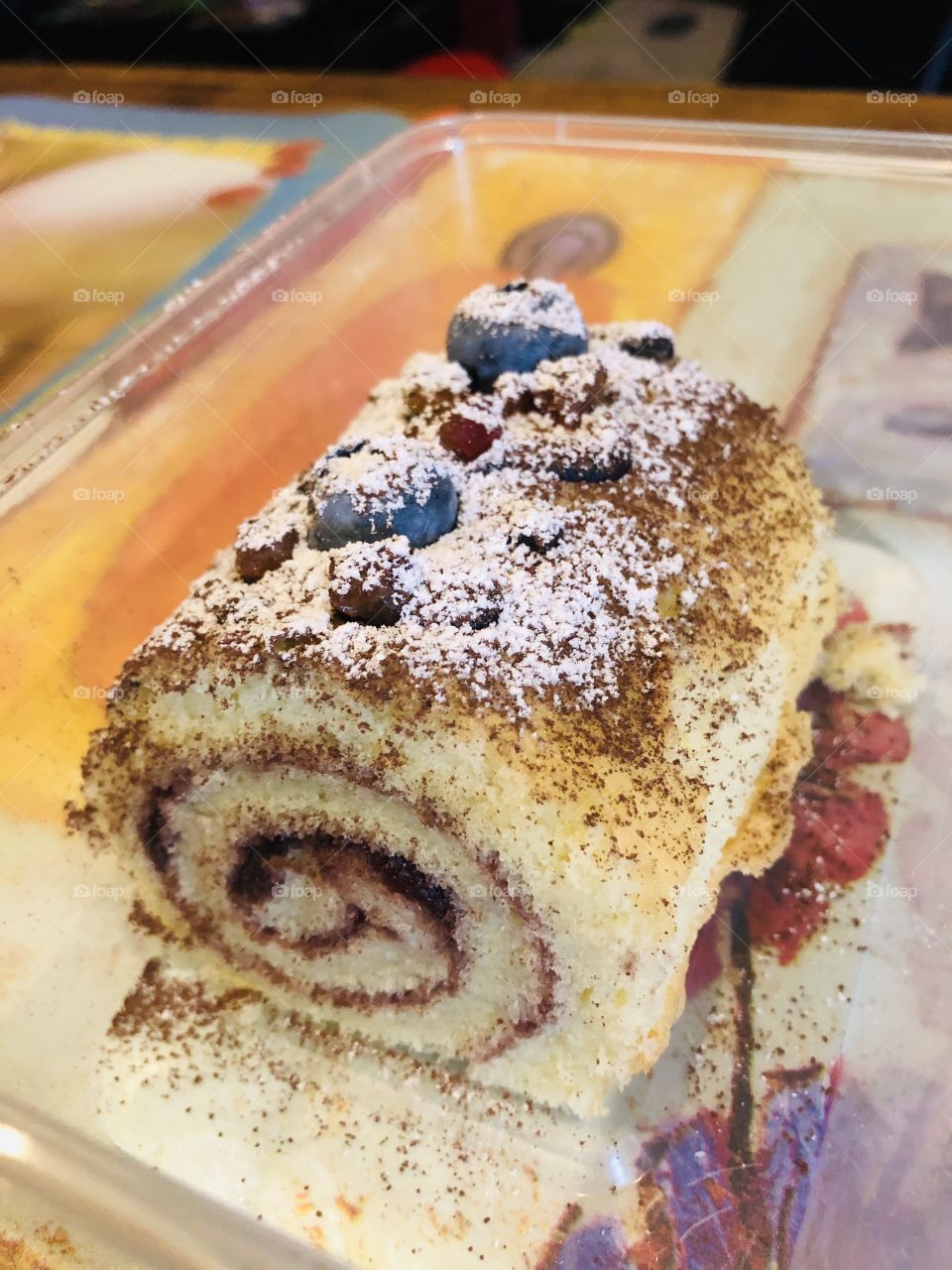 Cheese cake with blue berry 