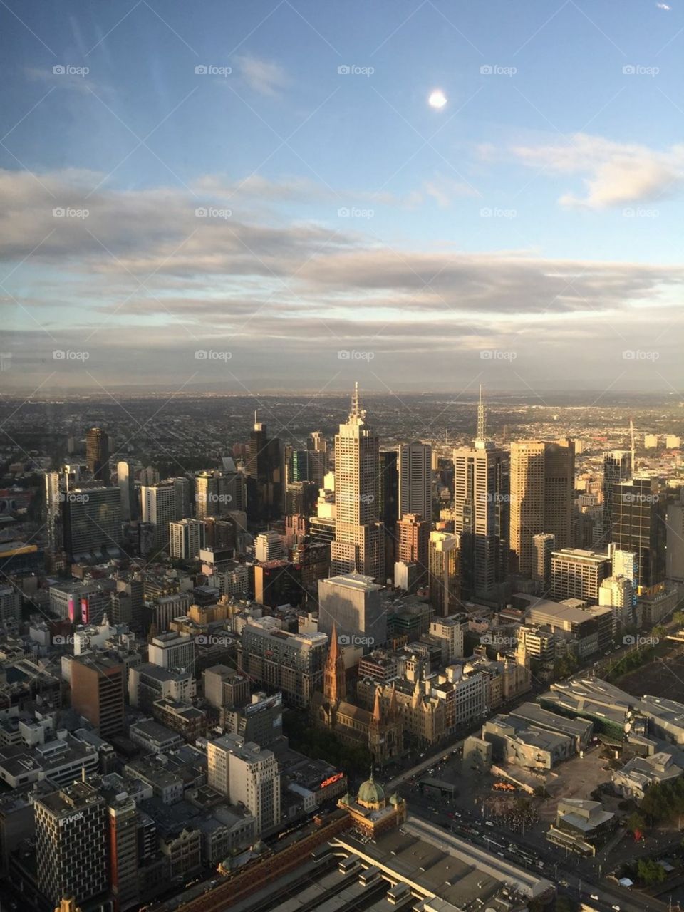 Melbourne from above 

