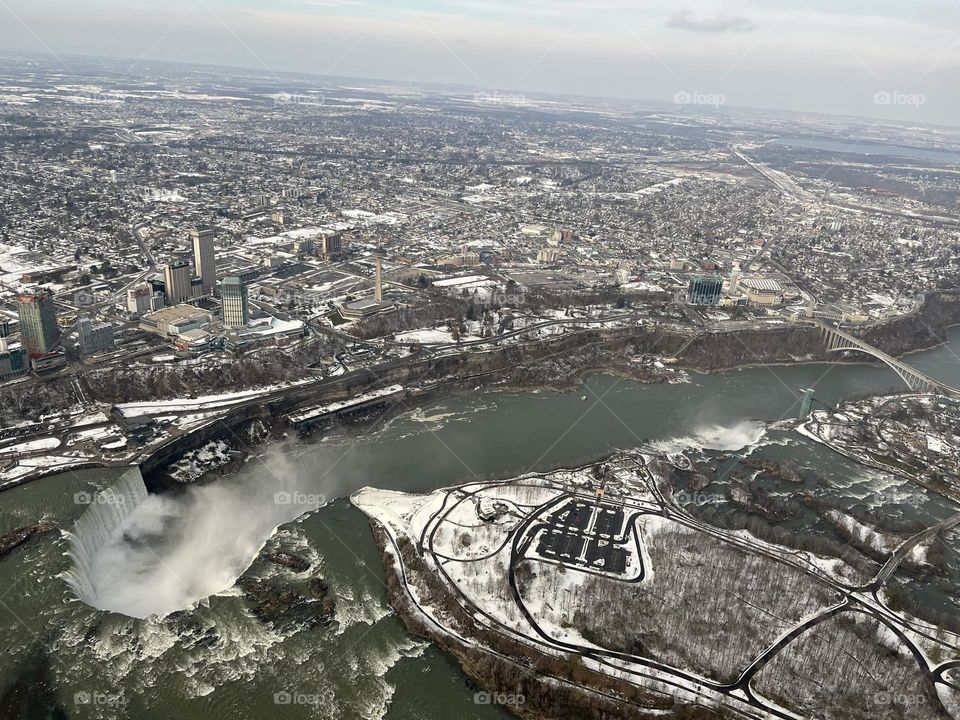 Niagara Falls from the top