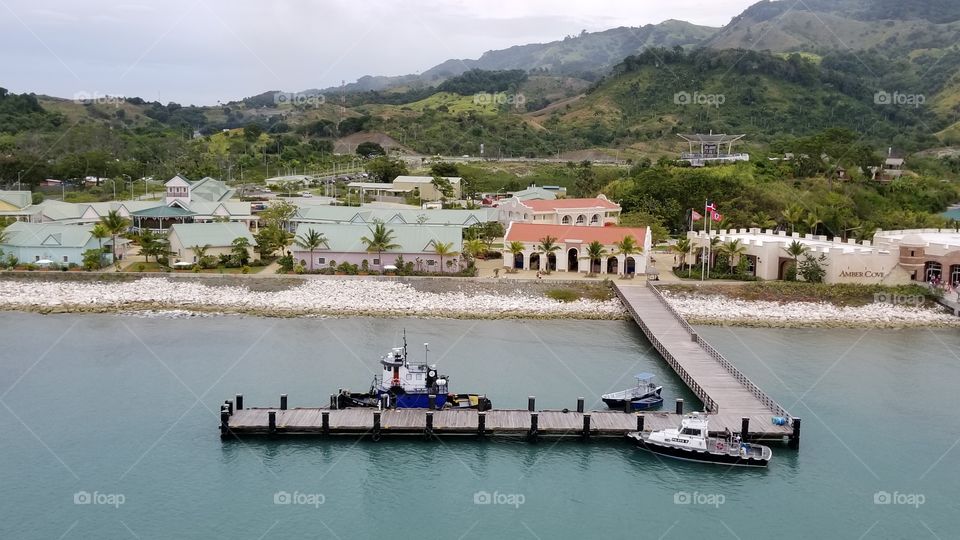 Looking Down On The Dominican Republic
