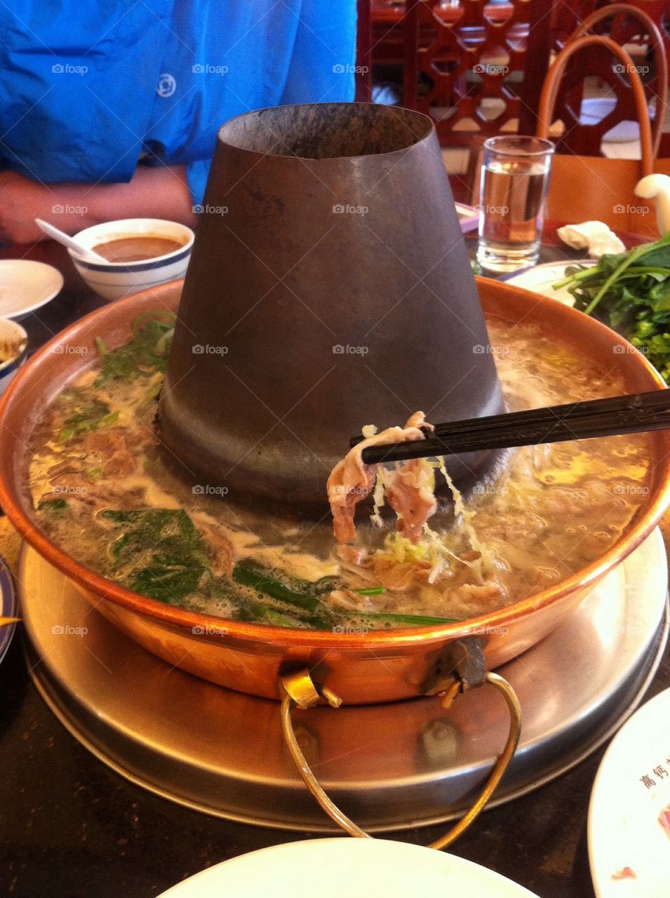 Chinese hot pot steamboat