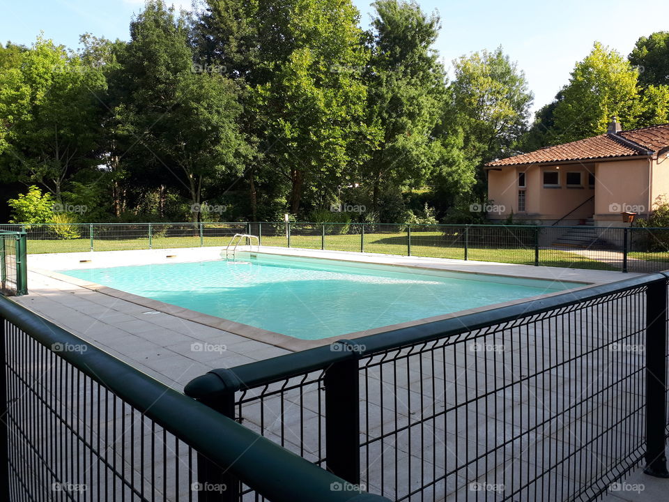 Swimming pool in the park