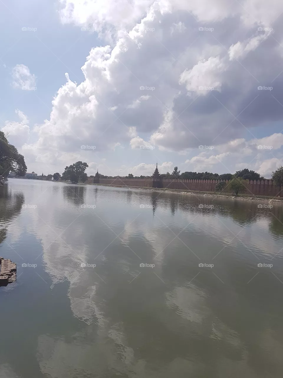 Stroll around the Royal Palace in Mandalay