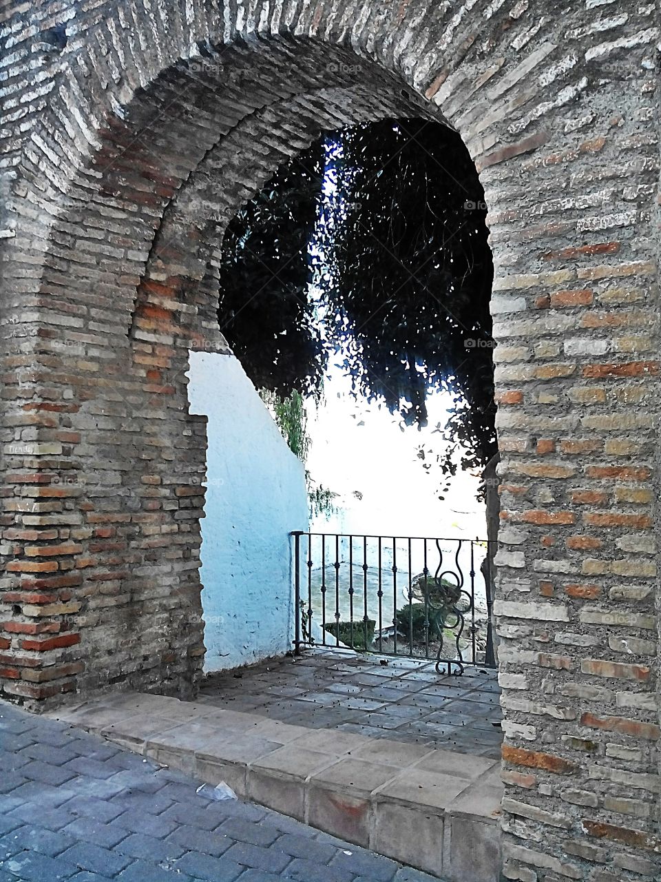 Defence walls in Alhaurin el Grande, Spain