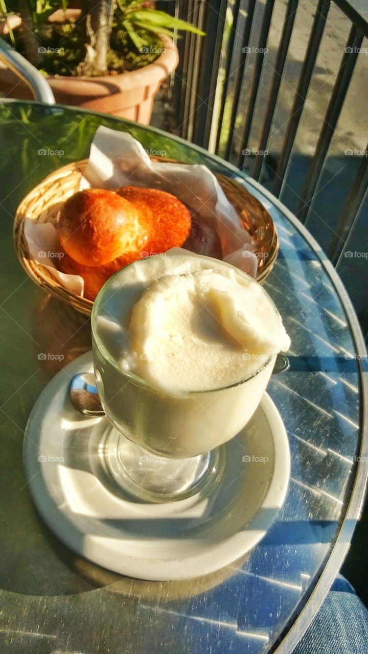 granita, sorbet, ice cream, Sicily, almonds, Sicilian