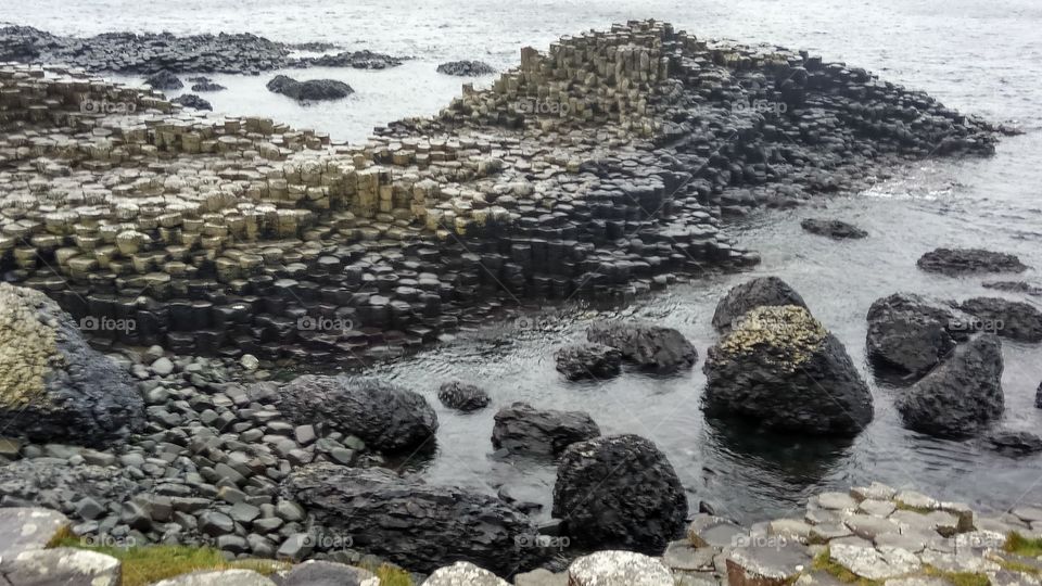 Giant's causeway from high up