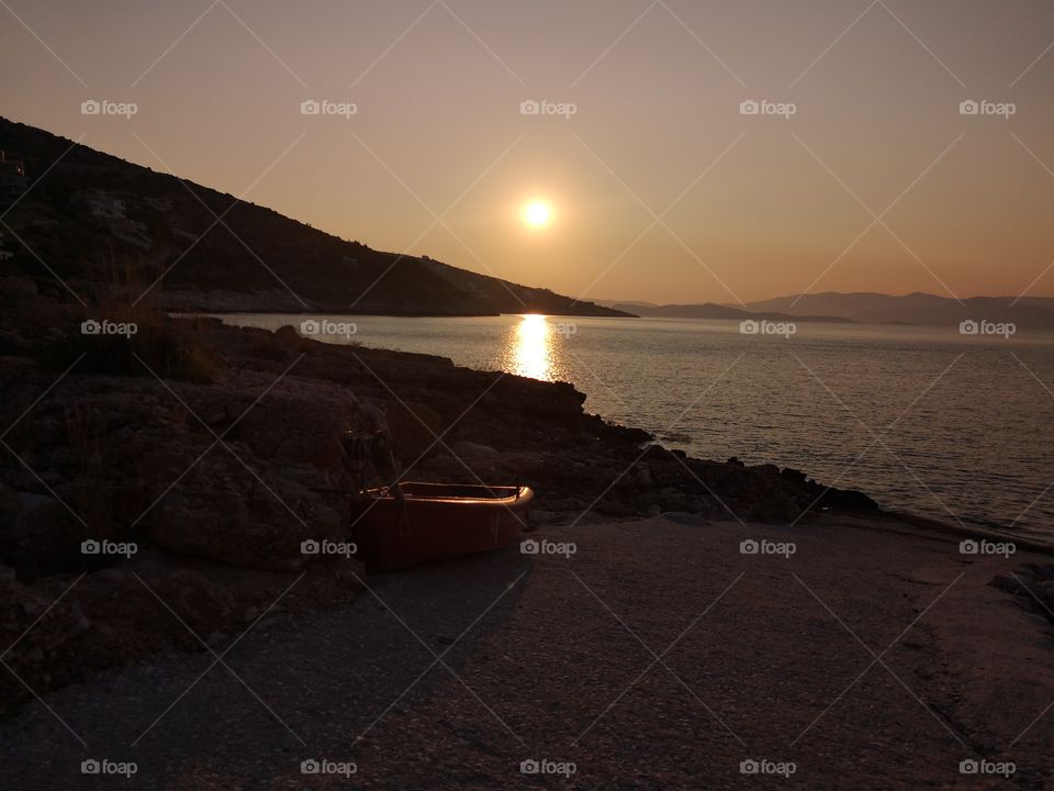 Sunrise in Greece