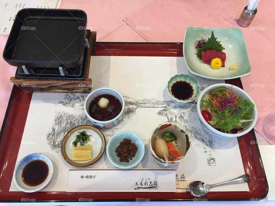 Appetizer for lunch in Shiga, Japan