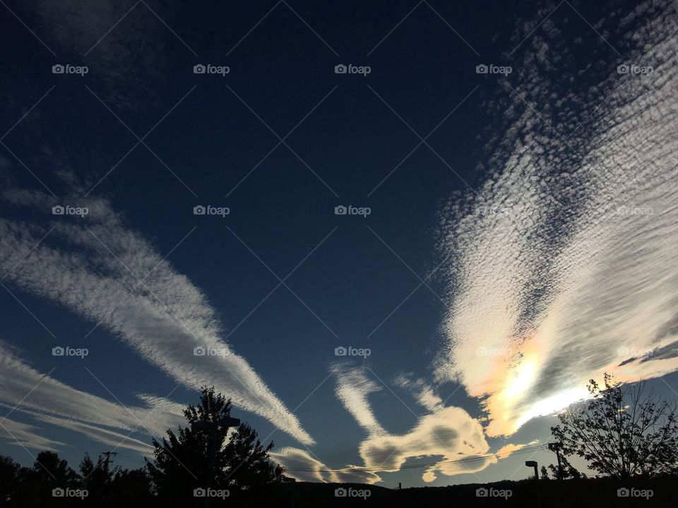 Late September sky over CT