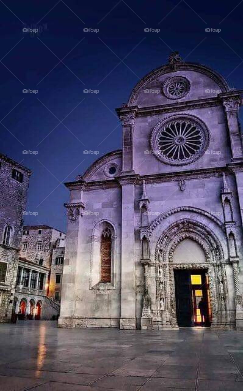 Šibenik city  from Croatia Chathedral sv.Jakov