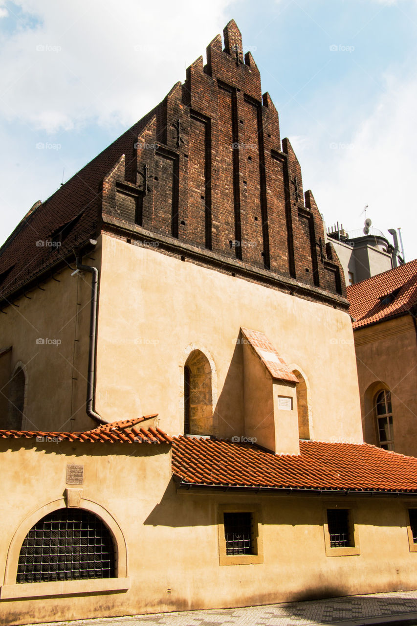 Old new synagogue in Prague