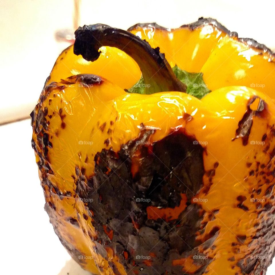 Grilled pepper.