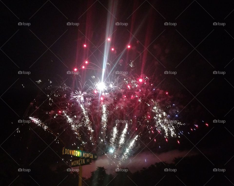 fireworks at Smith mountain lake