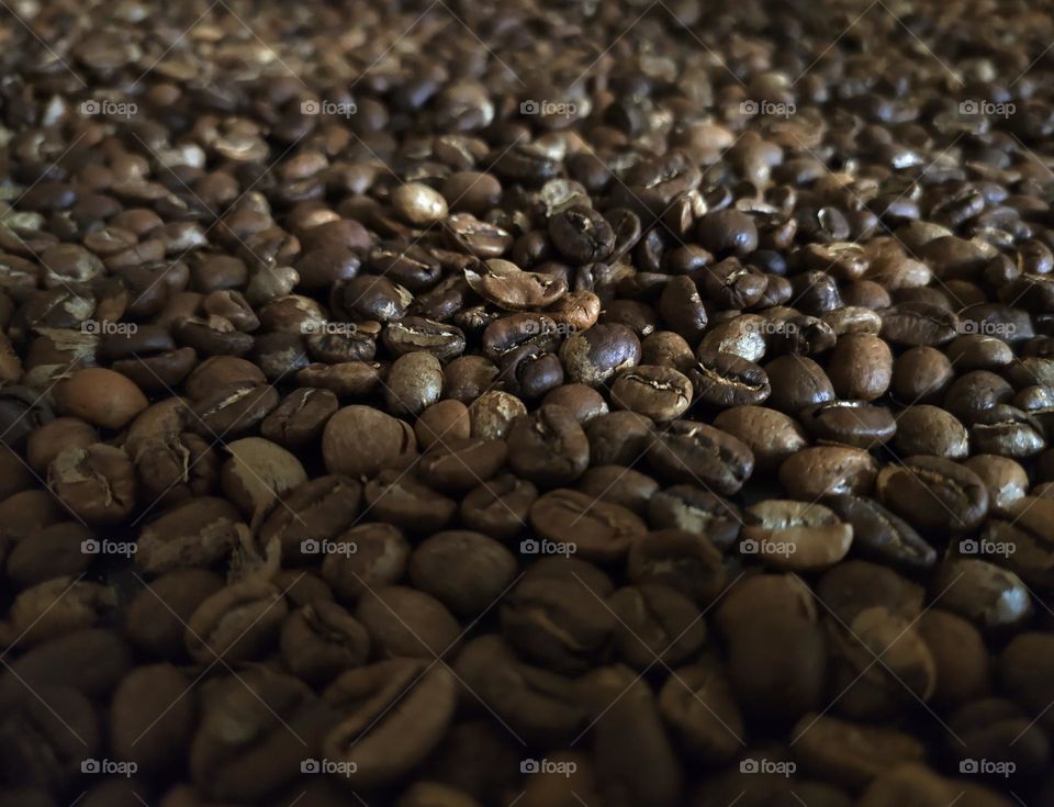 coffee beans texture