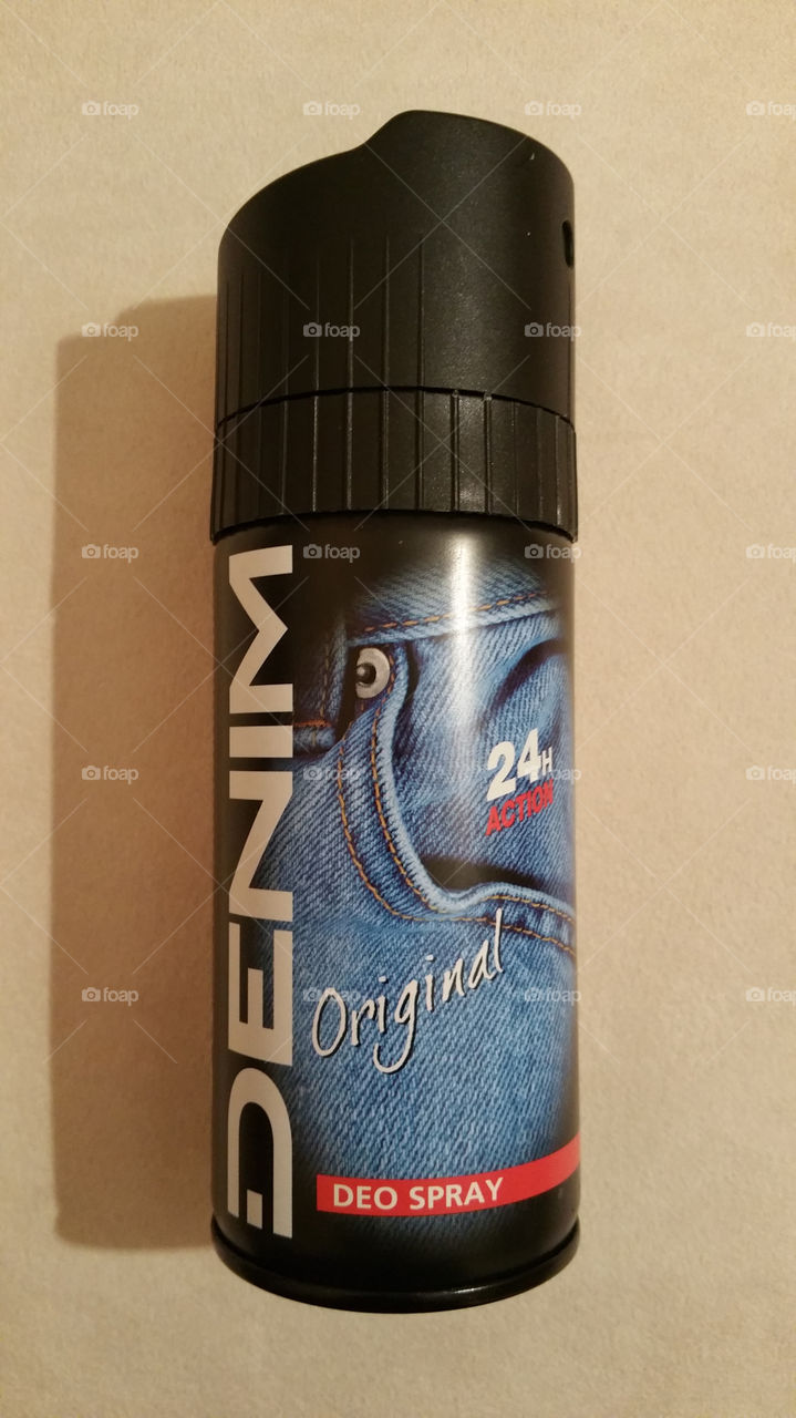 Denim deodorant spray