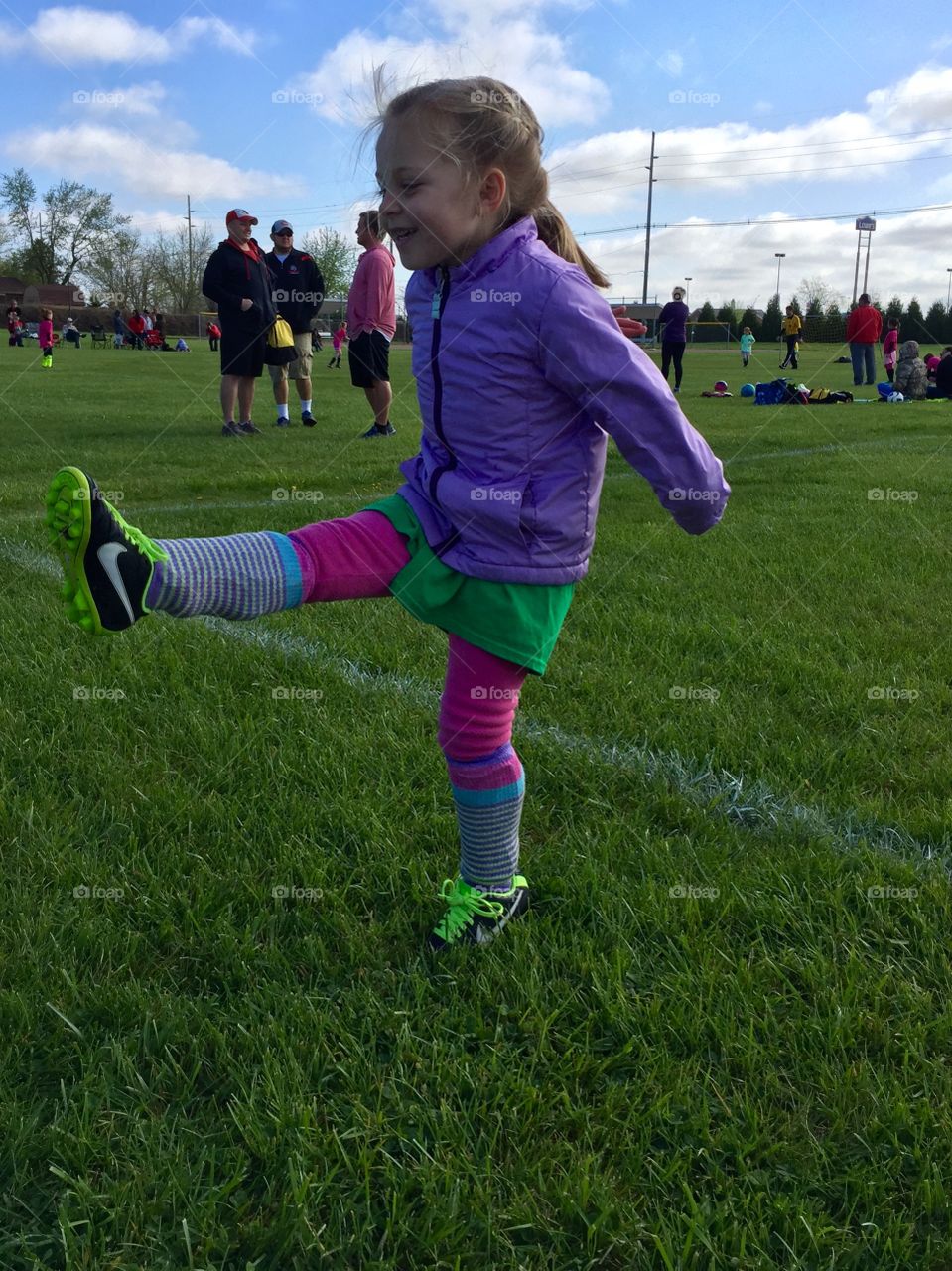 Little Soccer Girl