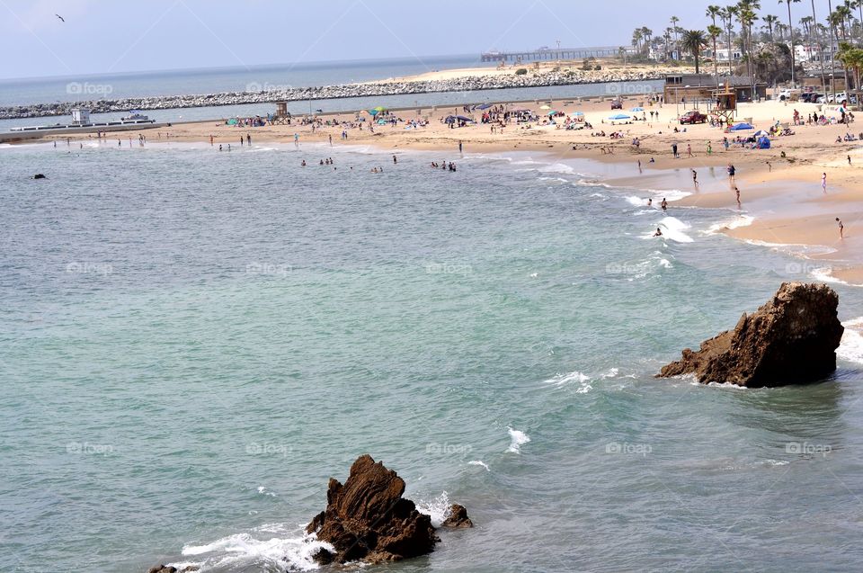 Corona del Mar beach