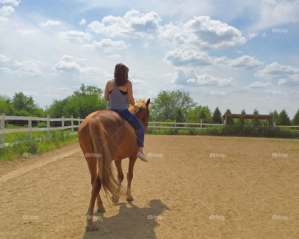 Horseback riding 