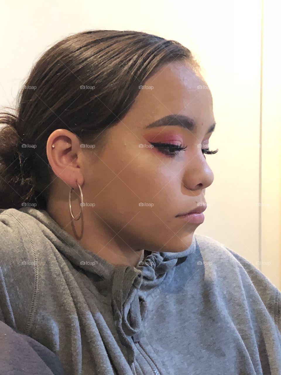 Teenagers and makeup 