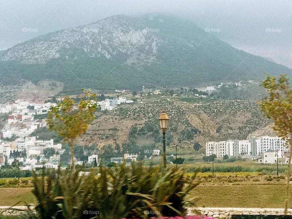 Portrait of Tetouan city in morocco