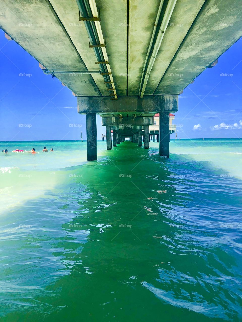 Clear water Florida pier 60 
