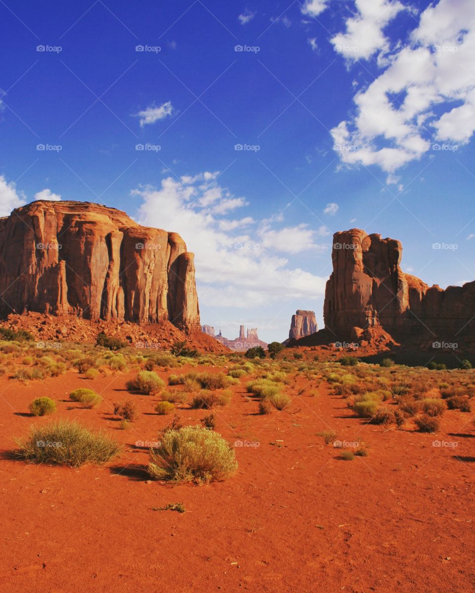 View of monument valley