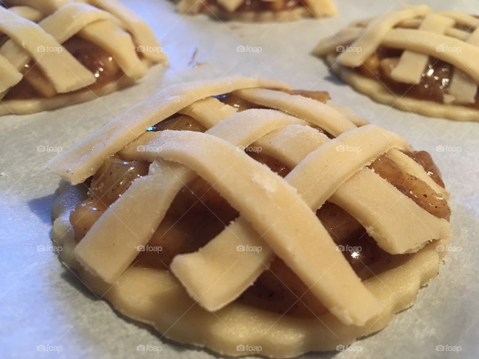We like to call these "pie to go". It's a great way to take pie as a snack for school or work, and taste like home. 