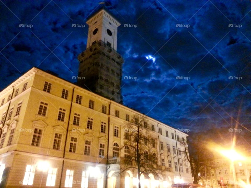 Moon in Lviv