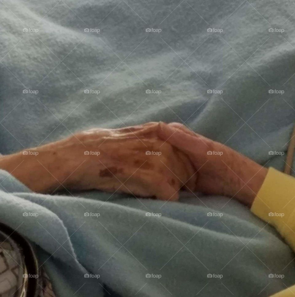 after 75 years of marriage the bond is still strong .. even as life is ending