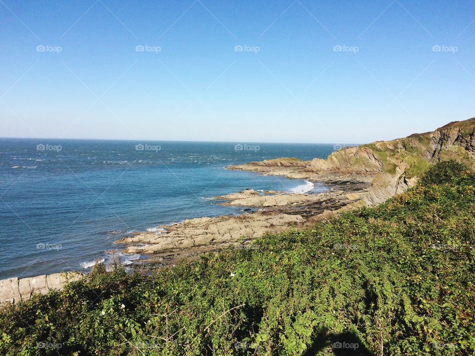 The gorgeous view of Hele bay