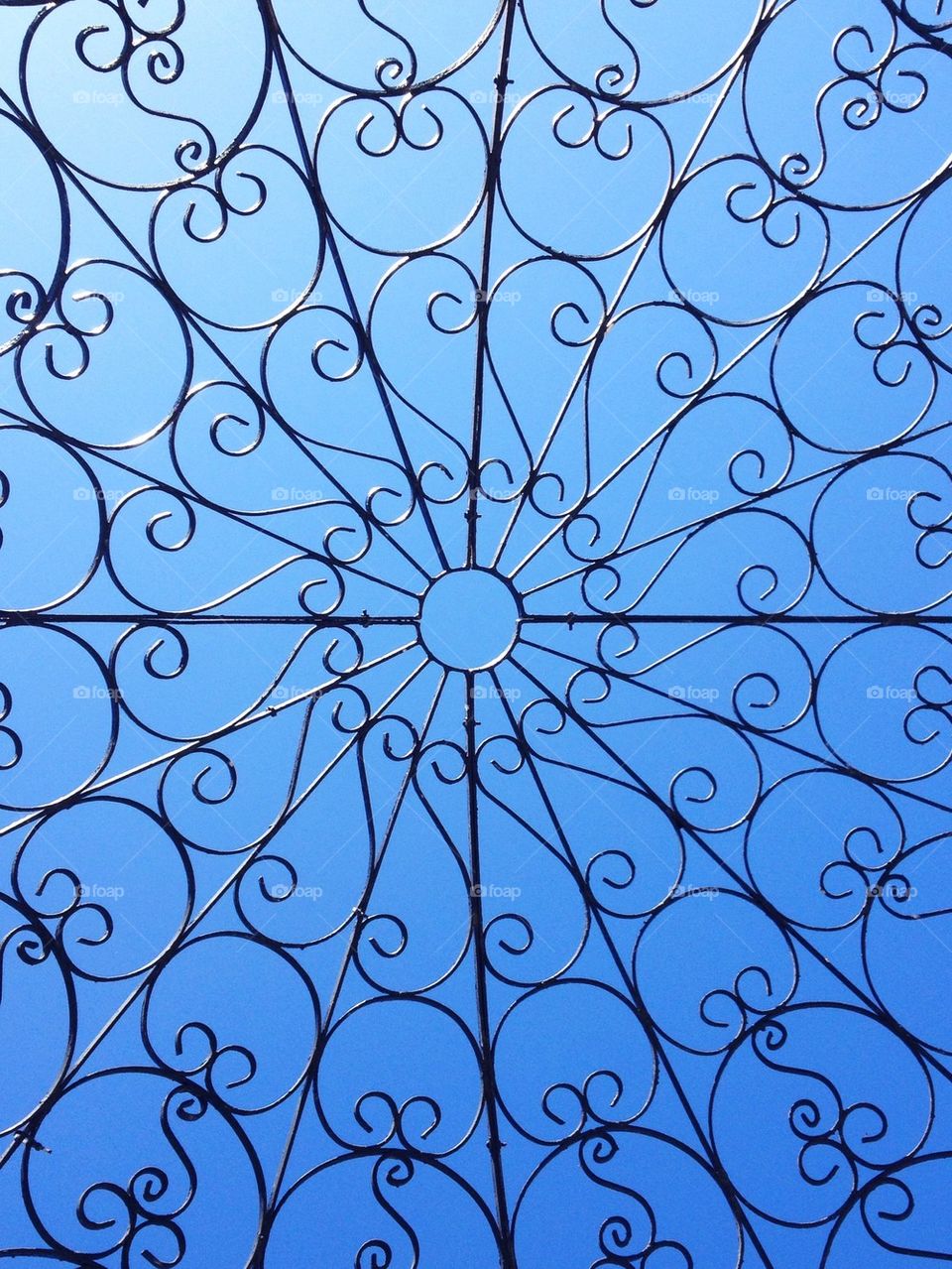 Ornamental flourish gazebo top