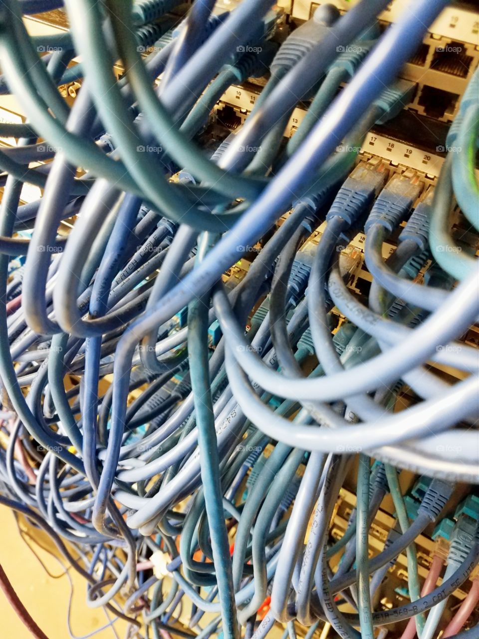 Network Cable Mess