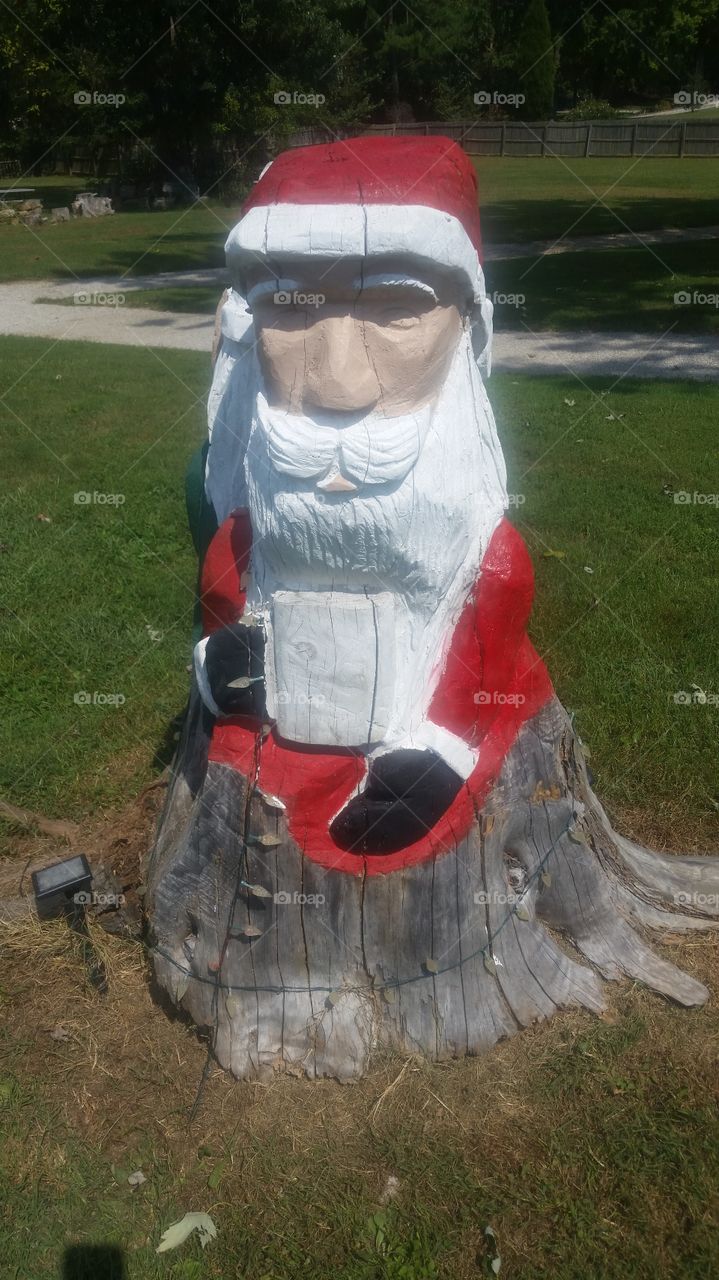 Wooden Santa